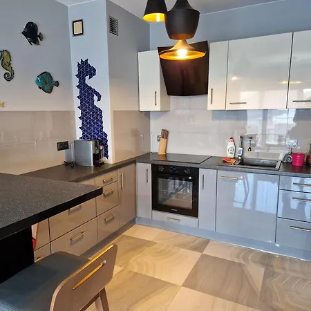 Apartmán Blue Alice - W Porcie Z Widokiem I Klimatyzacja Ustka